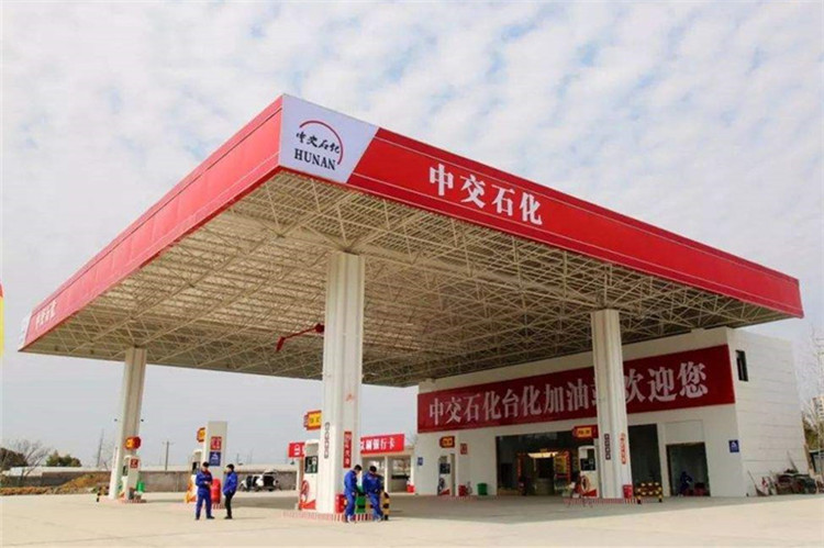 娄底加油站钢结构网架案例6